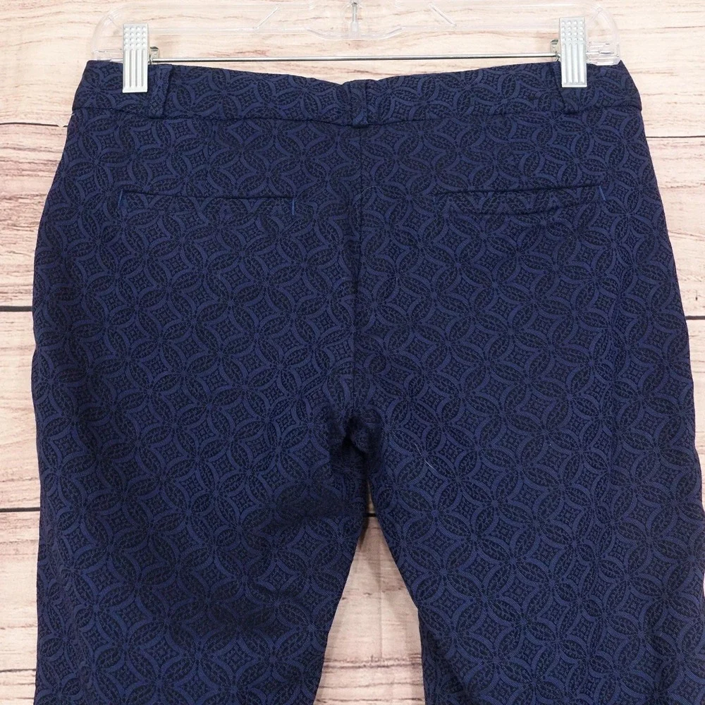Banana Republic Pants Womens 2P Blue Sloan Ponte Crop Dress Pants Stretch 29x24‎